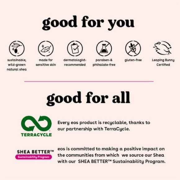 🌻4/$20 EOS Shea Butter Sensitive & Moisture Shave Cream Travel Size New Product - Picture 6 of 15